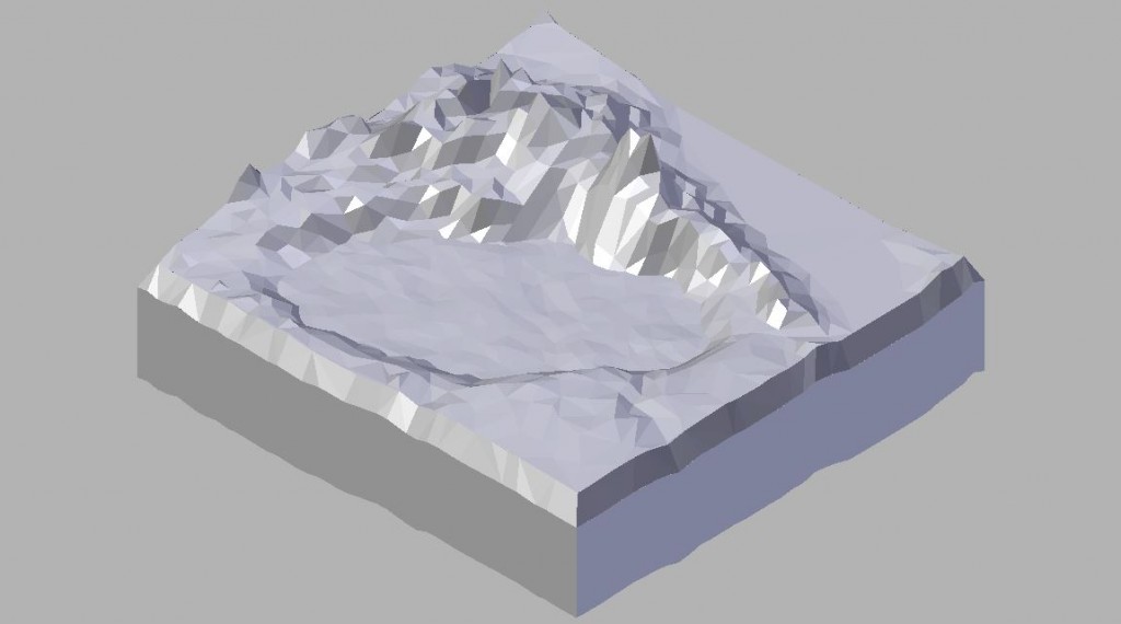 MOUNTAIN AND LAKE LOW POLY preview image 3